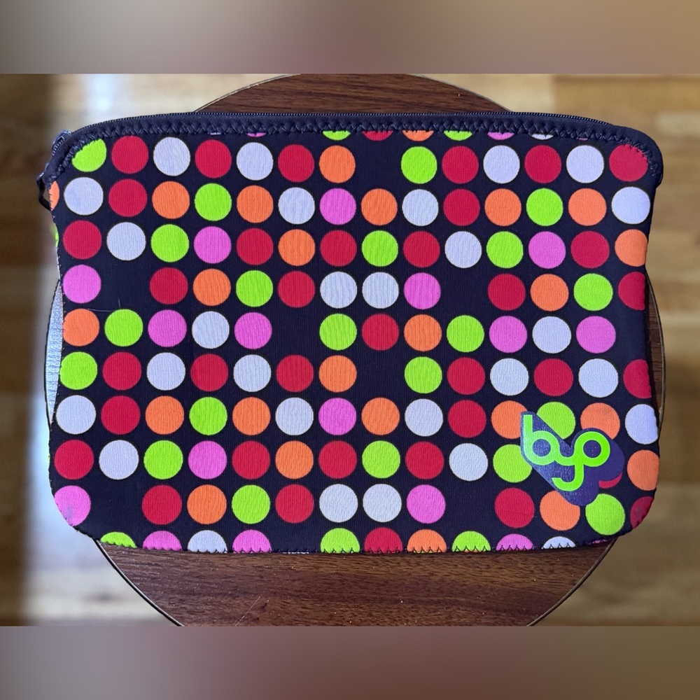 BYO Polka Dot Laptop Sleeve - Multicolor
